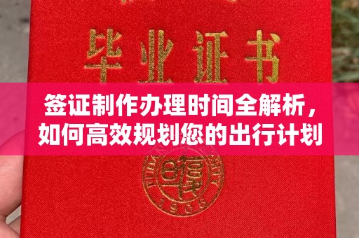 林芝签证制作办理时间全解析，如何高效规划您的出行计划
