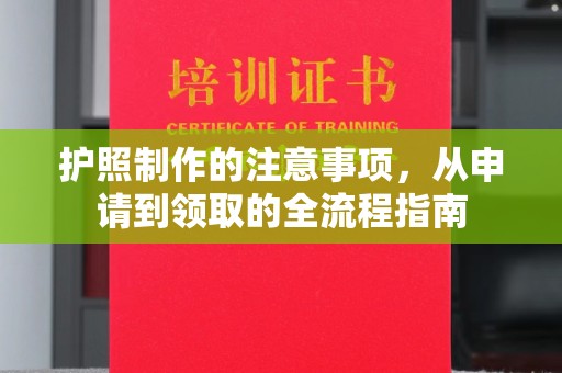 芦溪护照制作的注意事项，从申请到领取的全流程指南